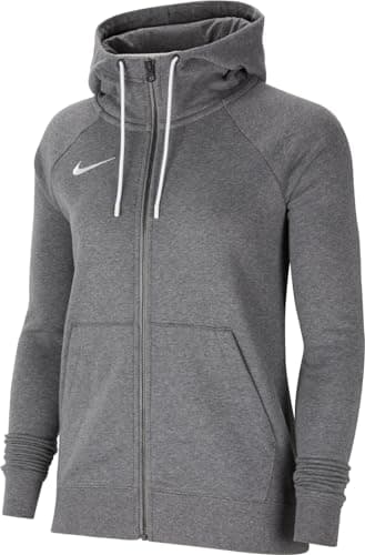 Image of Nike CW6955-071 FULL ZIP PARK 20 WMN Sweatshirt Women's CHARCOAL HEATHR Size M