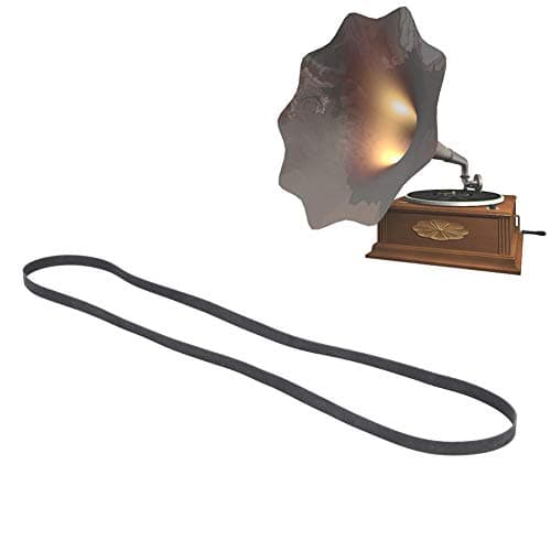 Image of Rubber Record Belt, Durable Black Rubber for Turntables, Turntable Replacement Belt, Compatible with Phonographs, for Home Stereo, Studio Equipment, and DJ Setups