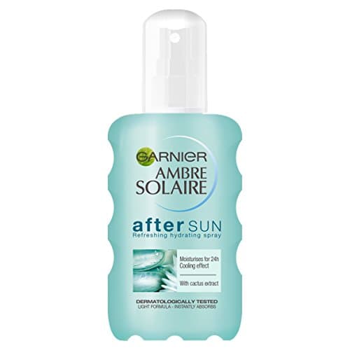 Image of Garnier Ambre Solaire After Sun Spray, Soothing and Calming Aftersun Enriched With Aloe Vera, Easy to Use Spray Format 200 ml
