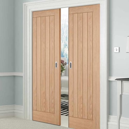 Image of EAI Double Pocket Door Sliding System | Max Door Size 1200 x 2400mm