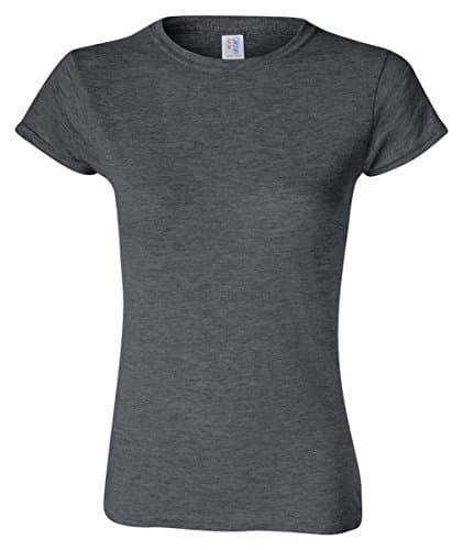 Image of Gildan Ladies Soft Style Short Sleeve T-Shirt (2XL) (Charcoal)