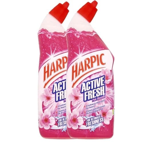 Image of Harpic Active Fresh 750ml Pink Blossom x 2
