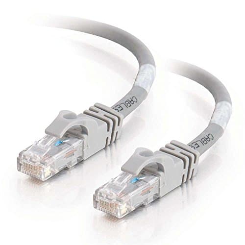Image of C2G 0.3 m Cat6 Booted Unshielded Network Patch Cable - Grey