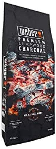Image of Weber Premium Charcoal (10 kg), for Fast and Hot Burning, Ideal for Fast Cooking Surfaces, 100% Natural Wood, Sustainable Harvest, FSC Certified (17826)