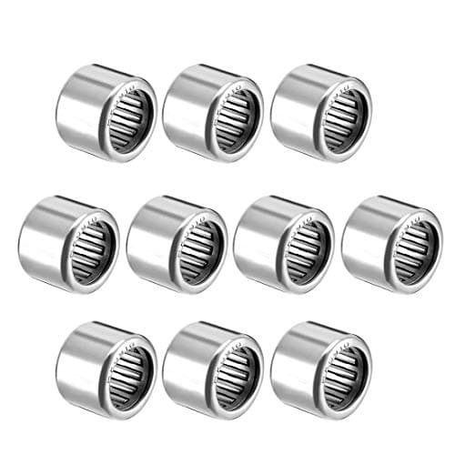 Image of sourcing map HK0910 Drawn Cup Needle Roller Bearings, Open End, 9mm Bore Dia, 13mm OD, 10mm Width (Pack of 10)