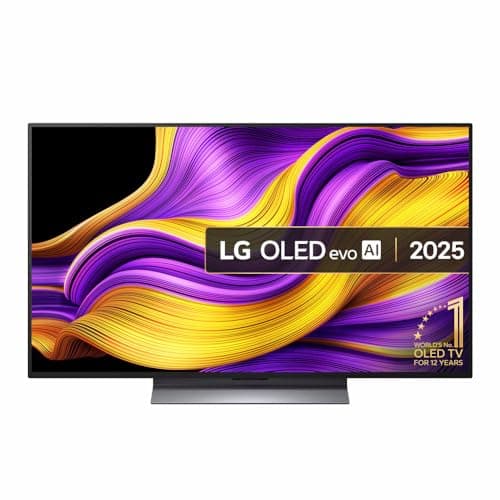 Image of LG 48-Inch OLED evo AI G5 4K Ultra HD HDR Smart TV, WiFi, Bluetooth, 2025 Model, Stand Version (alpha 11 AI Processor Gen2, 100% Colour Volume, AI Picture Pro, 120Hz Refresh Rate, Dolby Atmos)