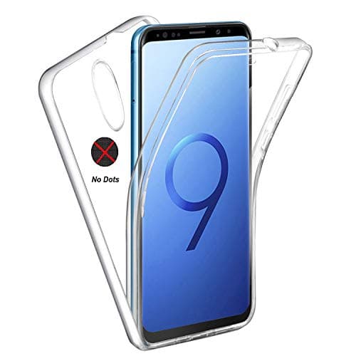 Image of KP TECHNOLOGY Case for Galaxy S9 - (360 Front + Back Protection) Full Complete Protection For Samsung Galaxy S9 Gel Case (CLEAR)