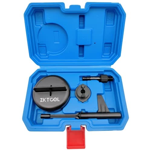 Image of ZKTOOL 4PCS New Full Metal Upgrade Transmission Oil Filling Tool Kit Fit for Mercedes Benz 725.0 9-Speed, Transmission Oil ATF Filler Adapter(ATF109), Change Tool Adapter Set