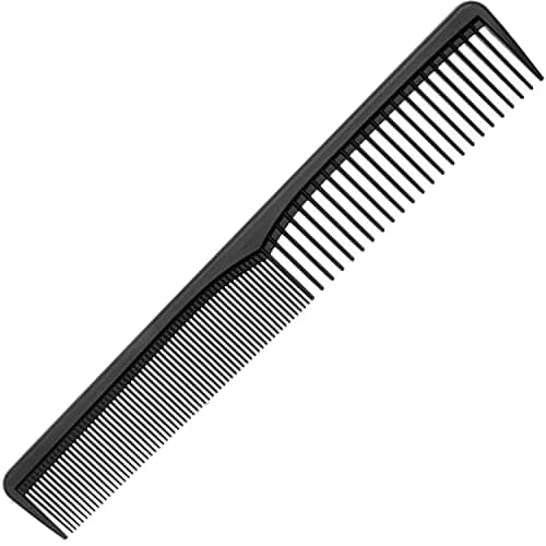 Image of CYWVYNYT High-Strength Carbon Plastic Hair Comb, Anti-Static for Men, Hairdresser Hair Cutting and Styling Comb, Black
