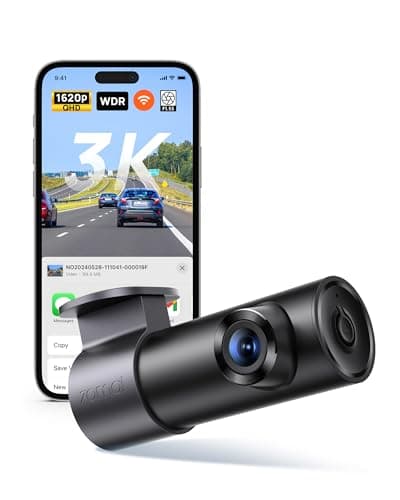 Image of 70mai Wifi Mini Dash Cam M310 Plus 3K, Smart Voice command 1620P QHD Dash Camera for Cars, WDR, Night Vision, 24H Parking monitor with APP control, Time-Lapse recording, Collision detection