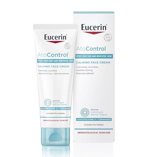 Image of Eucerin AtoControl Face Care Cream for Reduces Redness and Itching, 50ml
