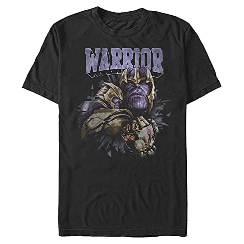 Image of Marvel Men's Universe Thanos Warrior T-Shirt, Black, Large