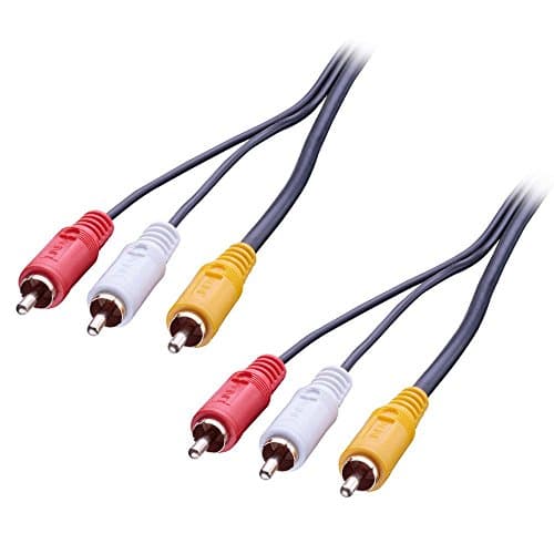 Image of Lindy 1m Premium AV Cable 3xPhono Male To 3xPhono Male