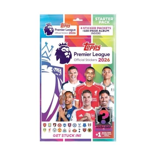 Image of Topps Premier League 2026 Sticker Collection - Starter Pack