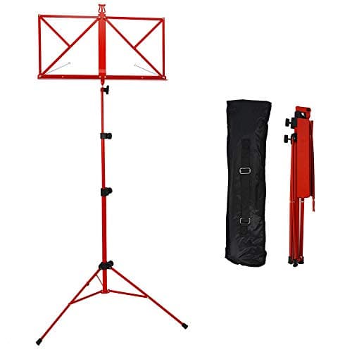 Image of A-Star Rocket Folding Music Stand - Red