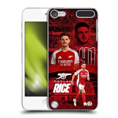 Image of Head Case Designs Officially Licensed Arsenal FC Declan Rice 2024/25 First Team Hard Back Case Compatible With Apple iPod Touch 5G 5th Gen