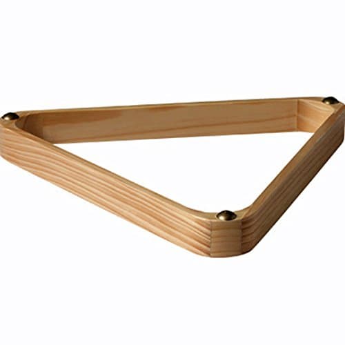 Image of SGL WOODEN PINE POOL TABLE TRIANGLE WITH GLIDERS TO FIT AMERICAN 2 1/4" POOL BALLS**