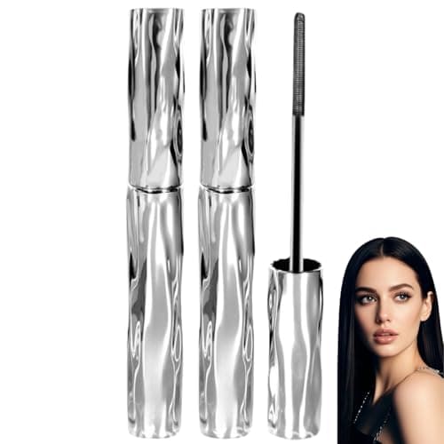 Image of 2Pcs Ultimate Length & Curl Mascara Set,Long-Lasting 4D Silk Fiber Lash Enhancer,Long-Lasting 4D Silk Fiber Mascara,Waterproof Mascar/a,Tubing Masca/ra Black,Smudge-Proof & Gentle for Sensitive Eyes