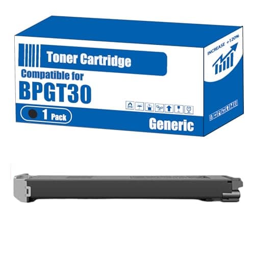 Image of TOEPPEX Compatible for Sharp BPGT30 Toner Cartridge BP-30C25 Printers, High Yield 20000 Pages, Accurate Imaging Rich Colors (1 Pack Black)