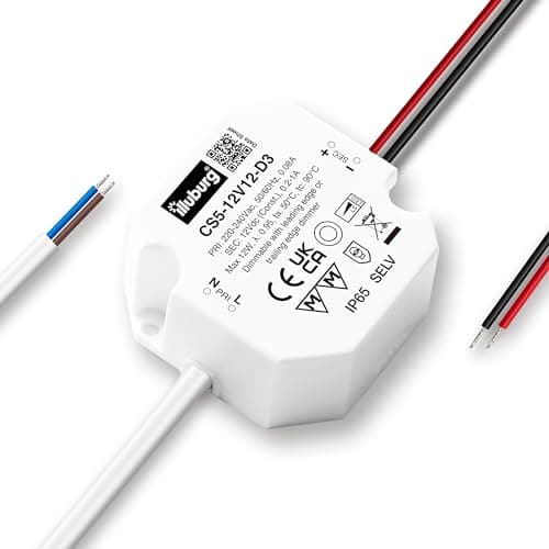Image of illuburg LED Driver 12V Dimmable TRIAC 2.4W - 12W Waterproof IP65 for LED Strip Spot Light Power Supply Transformer