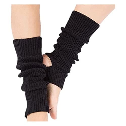 Image of Leg Warmers for Women, Knitted Long Woman Yoga Socks Sport Leg Warmers Gym Fitness Dancing Female Girls Daily Wear Exercising Keep Warm Latin Dance