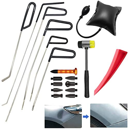 Image of MENQANG HG01 Dent Removal Tool Set, Hail Kit, Paintless Dent Removal Puller Sets Car Door Dings Hand Tools (Pack of 6)