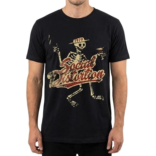 Image of Social Distortion Vintage 1979 Skelly Men's T-Shirt, Black, XXL