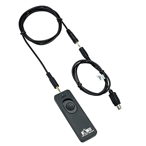 Image of UR-232M Shutter Release Cable Remote Control for Nikon Z5 Z6 Z7 Df D90 D600 D750 D3100 D3200 D3300 D5000 D5300 D5500 D5600 D7200 D7500 Coolpix P1100 P1000 P7700 P7800 Nikon MC-DC2 Replacement