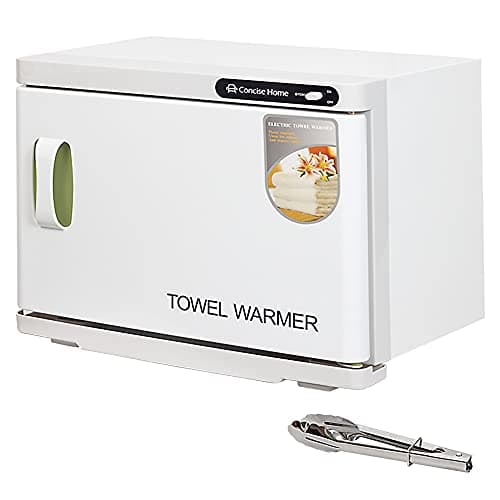 Image of Sanqiao 23L Towel Warmer Disinfection Cabinet 3-in-1 Hot Towel Steriliser Cabinet UV Heater Electric Equipment for Home and Hotel, White