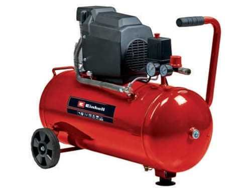 Image of Einhell 50L Oil Lubricated Air Compressor 240V, 8 Bar, 116 PSI, 1500W Long Life Motor, Pressure Reducer, Safety Valve - TC-AC 190/50/8 Compressed Air Pump for Workshops