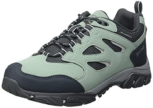 Image of Regatta Womens/Ladies Holcombe IEP Low Hiking Boots (3 UK) (Mint Green/Briar Grey)