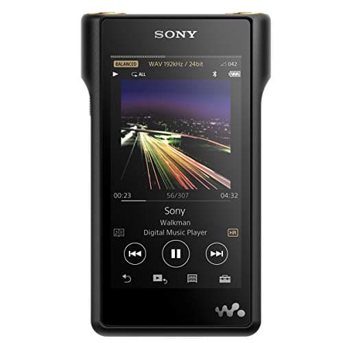 Image of Sony NW-WM1A 128GB Premium Walkman - Digital Music Player with Hi-Res Audio, Black