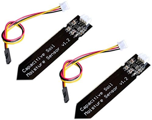 Image of TECNOIOT 2pcs Capacitive Soil Moisture Sensor Corrosion Resistant Gravity 3-Pin Interface