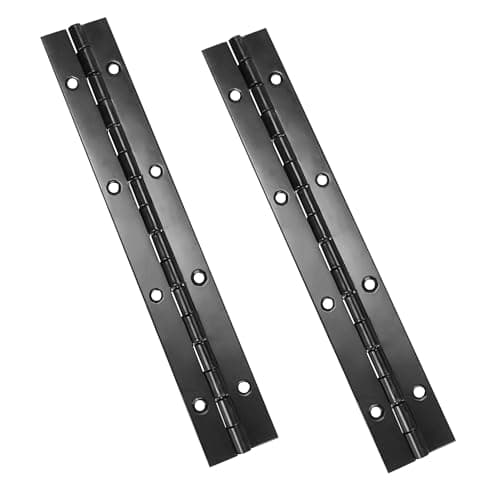 Image of Qrity 2Pcs Stainless Steel Heavy Duty Continuous Hinge, 400mm (16 Inch), for Cabinets, Pianos, Boats