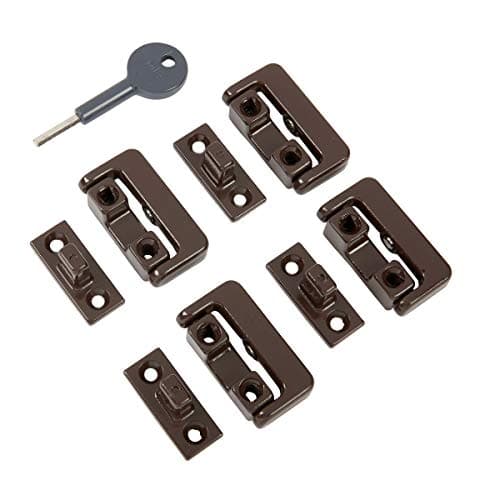 Image of Yale 8K101 Pivoted Window Lock Brown x 4