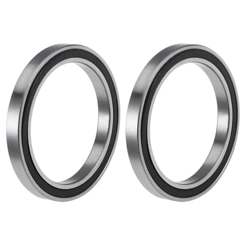 Image of TA-VIGOR 2Pcs 6810-2RS Deep Groove Ball Bearings, Z2 50mm x 65mm x 7mm Double Sealed Industrial Bearings, Chrome Steel Skateboard Bearings for Motor Electrical Instrument Equipment