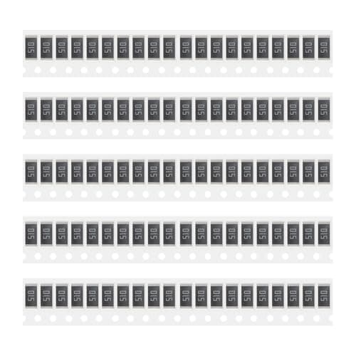 Image of SG Store 100pcs 51Ω 2512 1W ±5% Surface Mount Resistors Compatible with Ford Compatible with Toyota Top Console Electronics