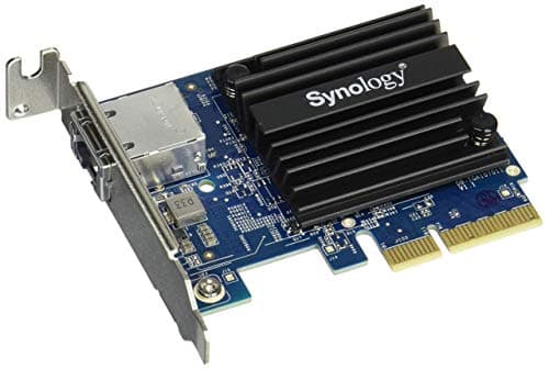 Image of Synology E10G18-T1 - Network adapter - PCIe 3.0 x4 low profile - 10Gb Ethernet x 1 - for Disk Station DS1618, RackStation RS1219, RS2418, RS2818, RS3618, RS818,RJ-45; 1 port