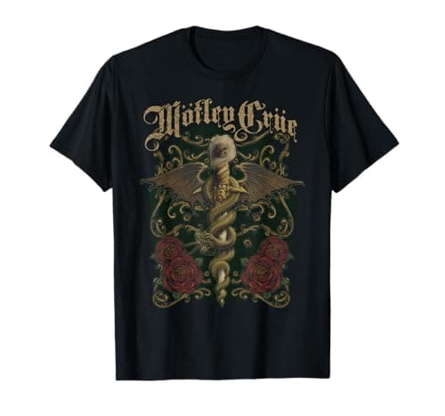 Image of Mötley Crüe Exquisite Dagger T-Shirt