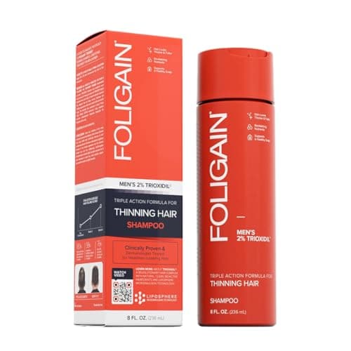 Image of Foligain® Men's Anti-Hair Loss Shampoo 2% Trioxidil Protects Fine and Thinning Hair Natural Ingredients
