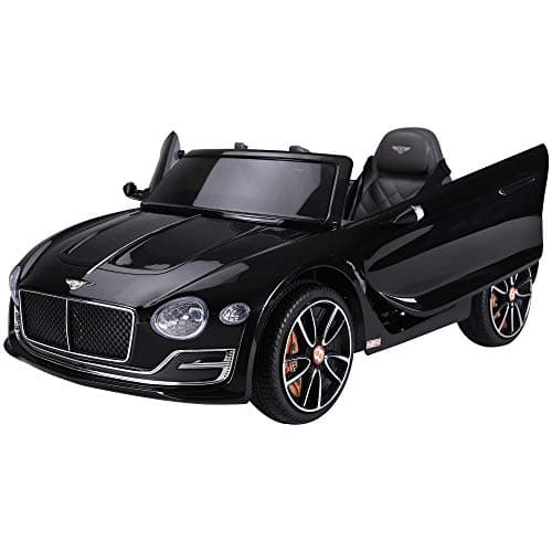 Image of HOMCOM Bentley GT Licensed 12V Electric Car for Kids, Kid's Electric Ride on with Remote Control, Ride on Car with LED Lights, Music, for 3-5 Years, Black