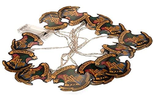 Image of Groovy Uk Harry Potter Hogwarts 2D String Lights, Blue/Red/Yellow