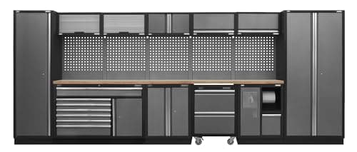 Image of Modular Storage System Combo - Pressed Wood Worktop