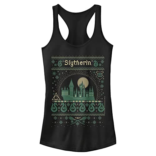 Image of Harry Potter Women's Slytherin House Sweater Shirt, Black, Medium