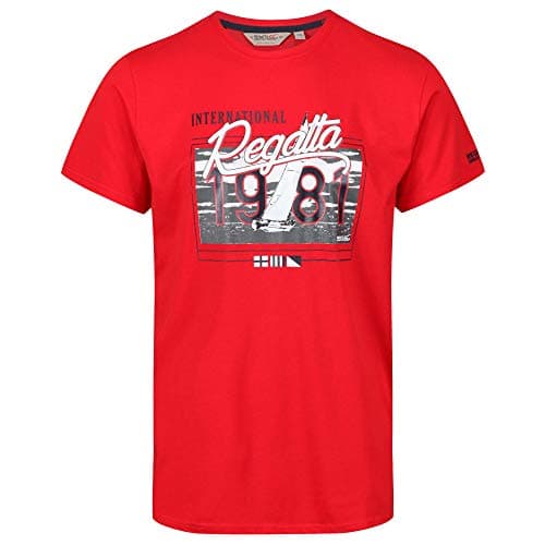 Image of Regatta Cline III Coolweave Crew Neck Graphic T-Shirt Men (Pack of 1)