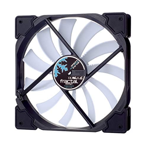 Image of Fractal Design Venturi HF-14 White - Computer Fan - Silent Fan - High Airflow - Long Life Time - FDB-Bearings - Aerodynamically shaped struts – 12v- 140 mm - White (Single)
