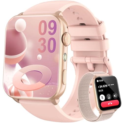 Image of Blackview Smart Watch for Women, 1.91" HD Fitness Watch with LED Flashlight, Heart Rate SpO2 Sleep Stress Monitor, 120+ Sports Modes, Waterproof Step Counter, Bluetooth Call Smartwatch for iOS Android