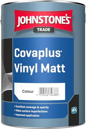 Image of 5LTR - JOHNSTONES Trade COVAPLUS MATT Emulsion Black