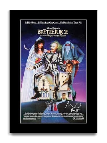 Image of HWC Trading Beetlejuice Gifts Printed Poster Signed Autograph Picture for Movie Memorabilia Fans (ID-002855) - A4 Print Only