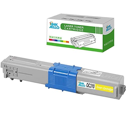 Image of InkJello Compatible Toner Cartridge Replacement for OKI C310 C330 C331 C510 C511 C530 C531 MC351 MC352 MC361 MC362 MC561 MC562 OC310Y (Yellow, Single-Pack)